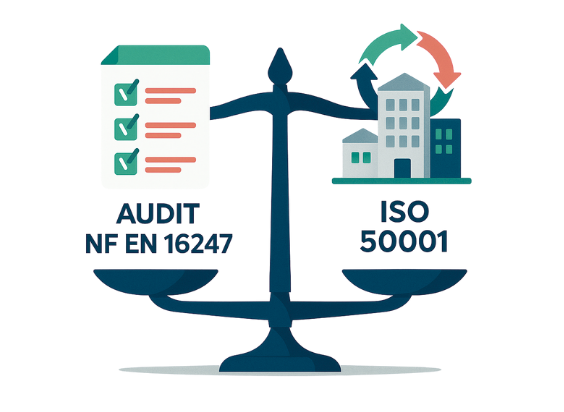 Comparaison entre ISO 50001 et NF EN 16247